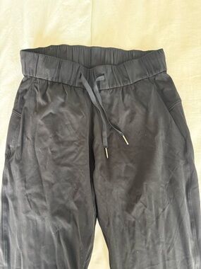 Lululemon Black Drawstring On The Fly Pants
